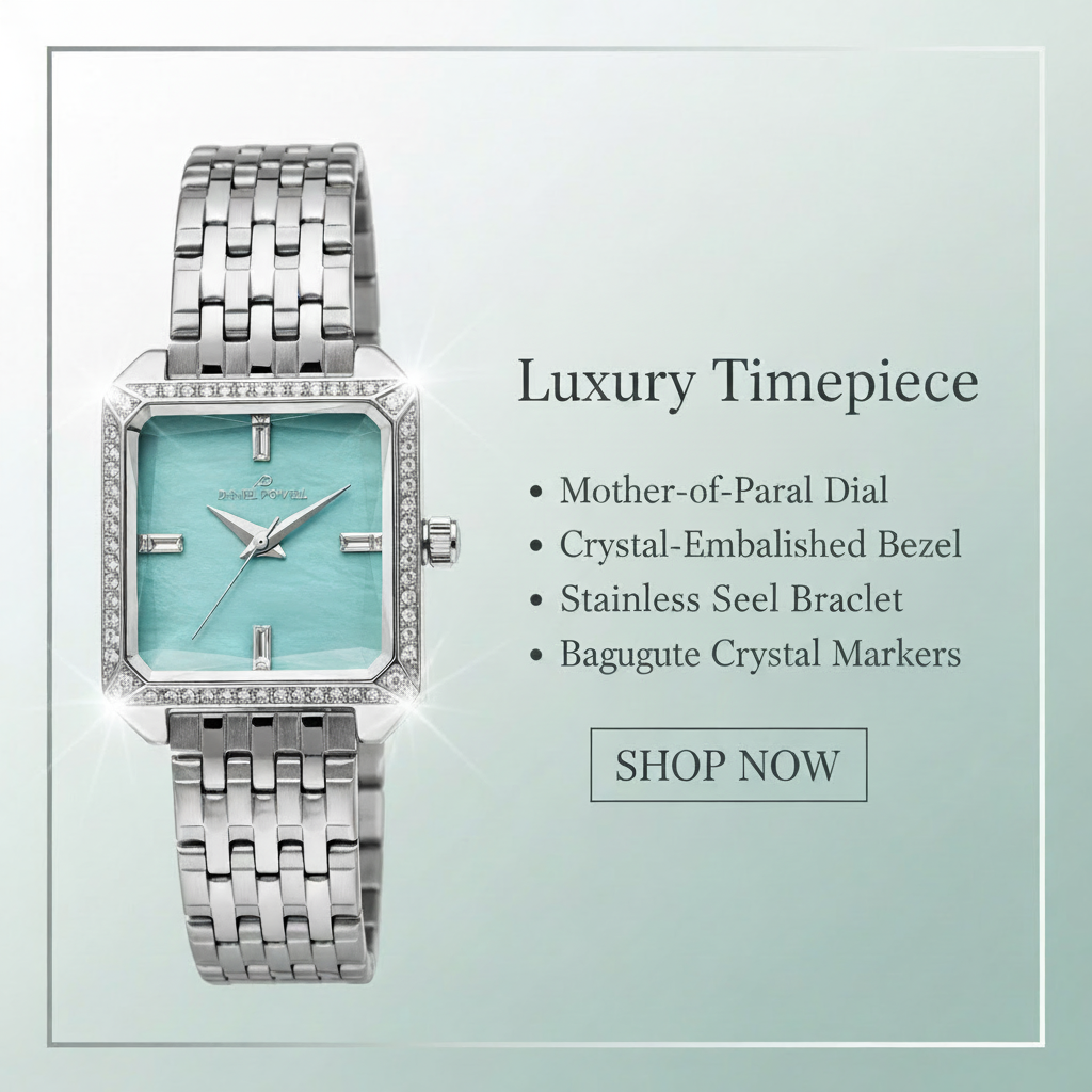 Danel Noble Silver with Sky Blue