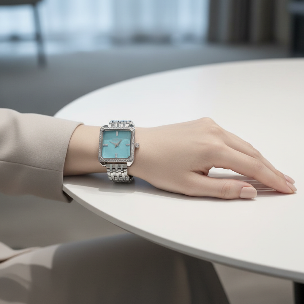 Danel Noble Silver with Sky Blue