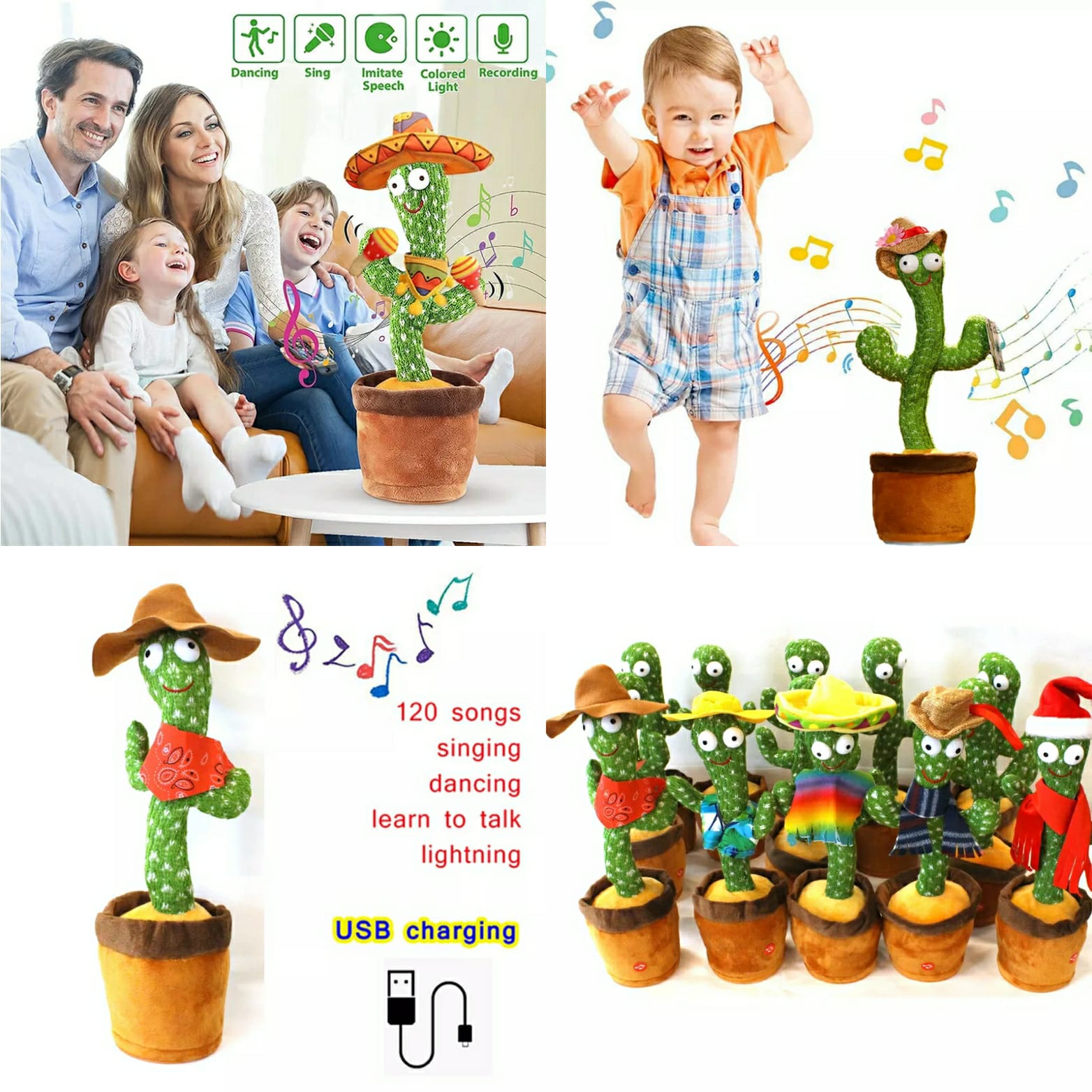 Dancing Shaking Cactus Toy