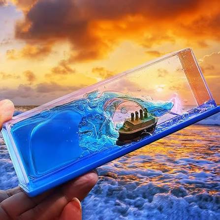 Titanic Ship Water Art – Unique Ocean Decoration