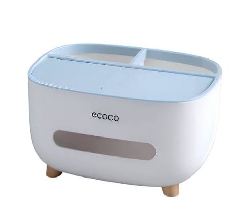 Ecoco 4-in-1 Premium Tissue Box &amp; Multifunctional Desk Organize