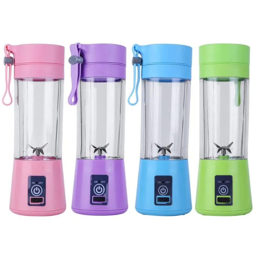 Portable USB-C Rechargeable Blender – 6-Blade High-Speed Personal Smoothie Maker for Fruit Juices