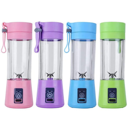 Portable USB-C Rechargeable Blender – 6-Blade High-Speed Personal Smoothie Maker for Fruit Juices