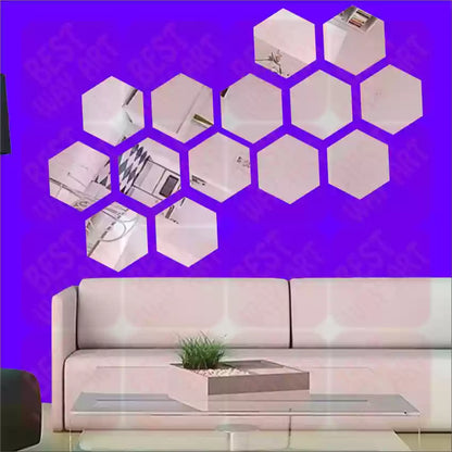 Hexagon 12 Pcs 3D