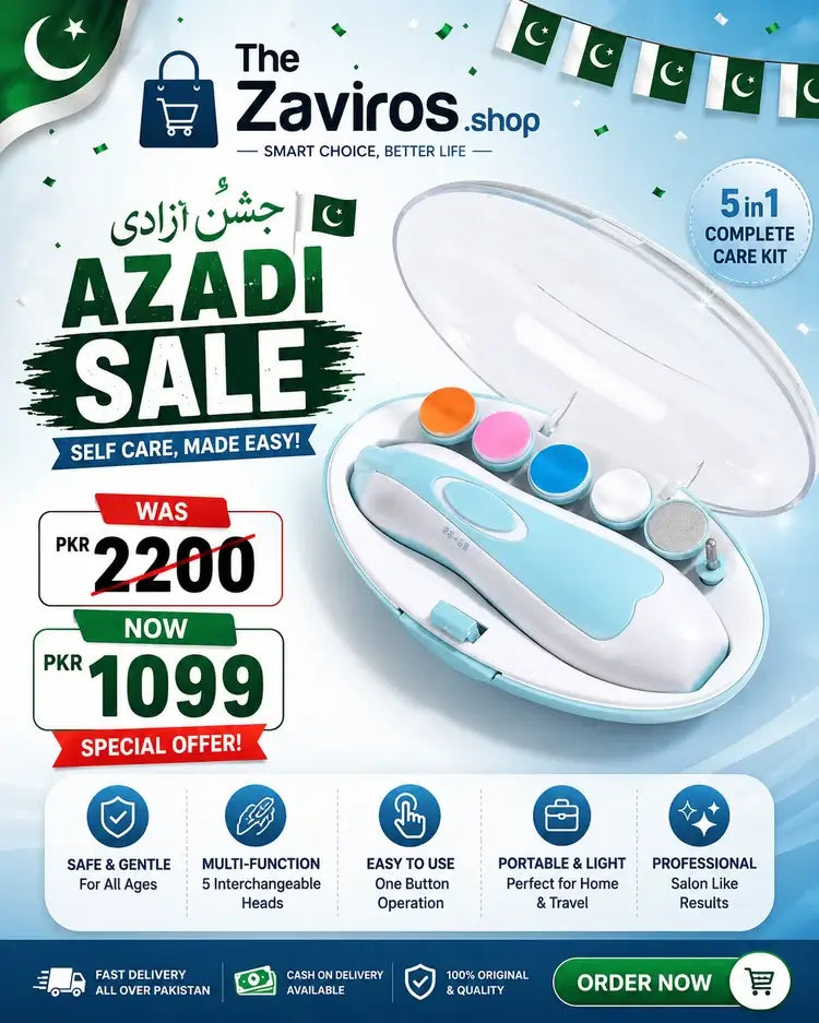 TheZaviros 5-in-1 Electric Nail Care Kit