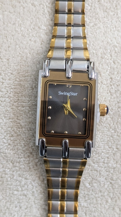 Swingstar Silver &amp; Black Dial